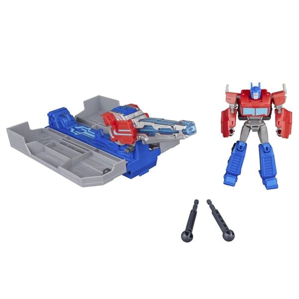 TRA Earthspark Optimus Prime Battle Trailer