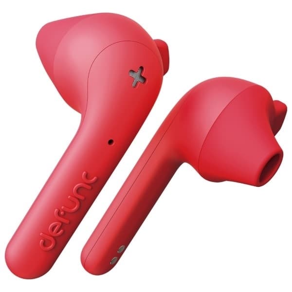 DeFunc In-Ear Trådlös Hörlurar Bluetooth 5.0 True Basic - Röd