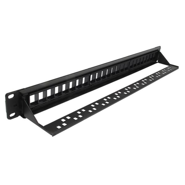 TRIAX Patchpanel 19" 1U Keystone CAT6 UTP 24 porte