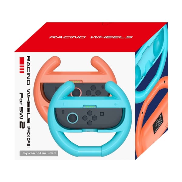Nintendo Switch 2 Joy-Con Racing Ratt (2-Pack) - Svart