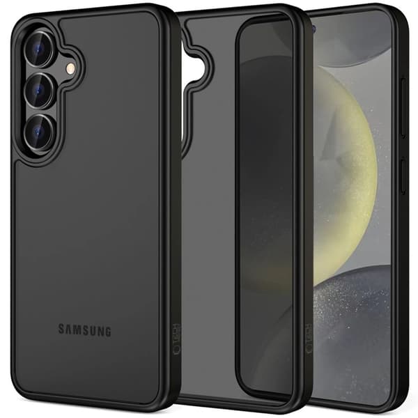 Tech-Protect Telefontaske til Galaxy S25 FE Magmat - Mat Sort