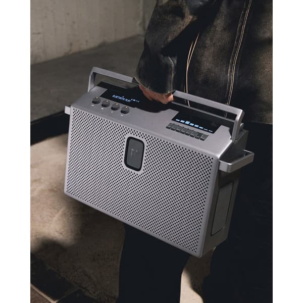 Mondo BT-kaiutin Large Silver/Greige