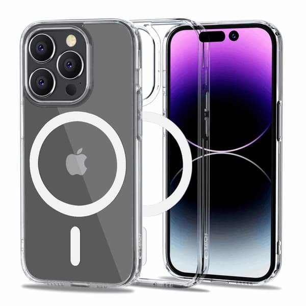 Tech-Protect Mobilskal till iPhone 14 Pro Max Magsafe Flexair Hybrid - Clear