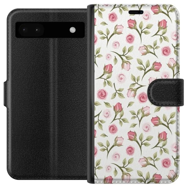Plånboksfodral till Google Pixel 6a med Blommigt