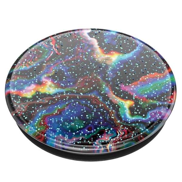 PopSockets Glitter Rainbow Void Mobilgrip och stativ 806194