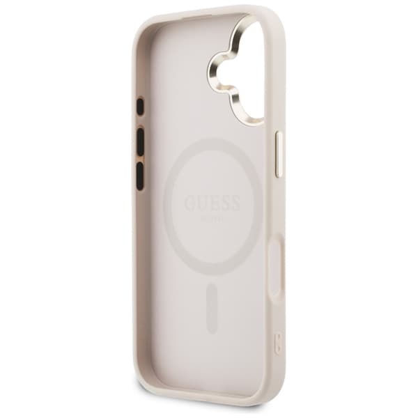 Guess Mobilskal För iPhone 17 MagSafe Perforated 4G - Rosa