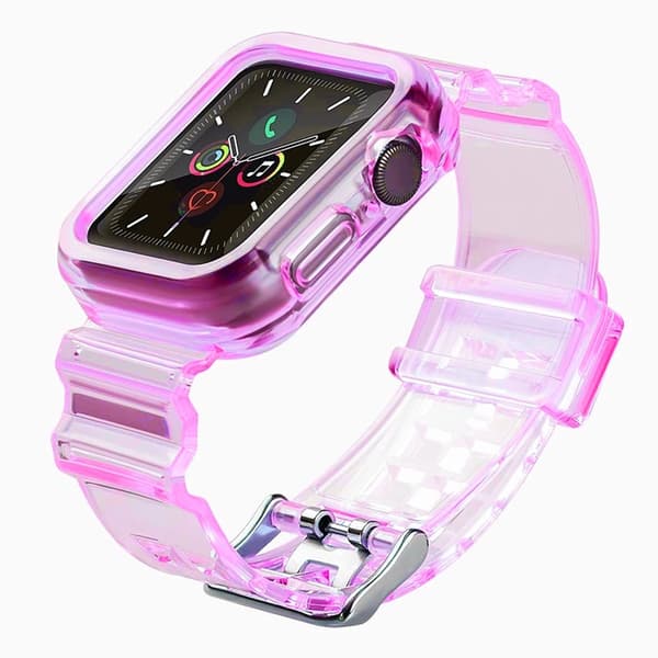Apple Watch (42mm) ranneke silikoni - punainen