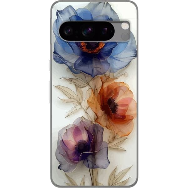 Mobilskal till Google Pixel 8 Pro med Silkesblommor