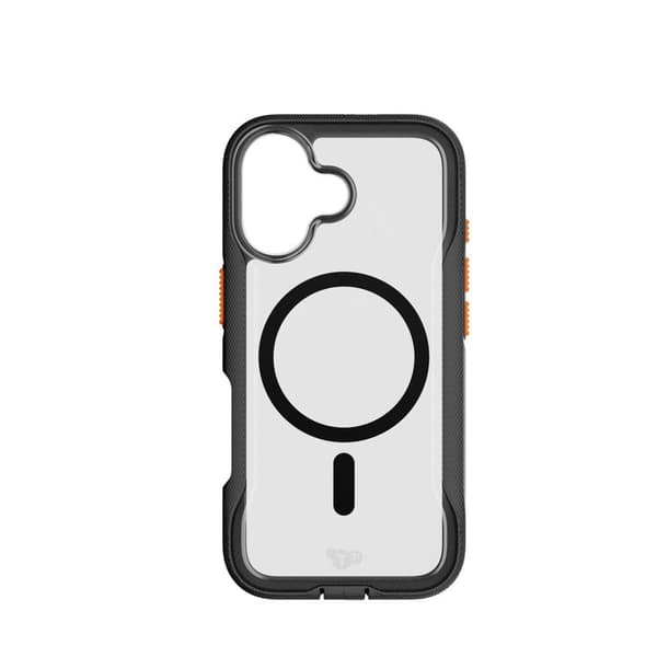 Tech21 Evo Pro MagSafe käsihihnalla Apple iPhone 17 Läpinäkyvä/Musta