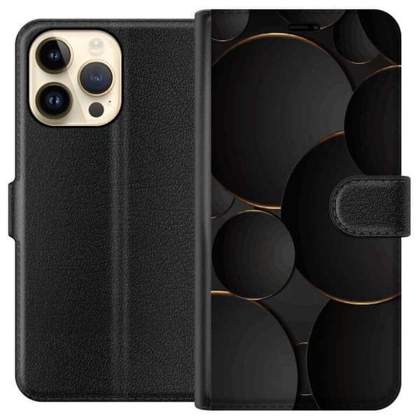 Plånboksfodral till Apple iPhone 15 Pro Max med Lyxig Cirklar