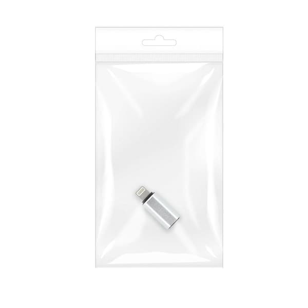 Lataussovitin USB-C Lightning hopea