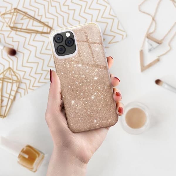 Telefontaske til iPhone 16e Shining - Guld