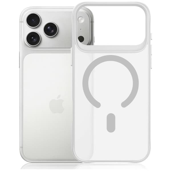 3MK Mobilskal För iPhone 17 Pro Max Magsafe Smoke - Vit