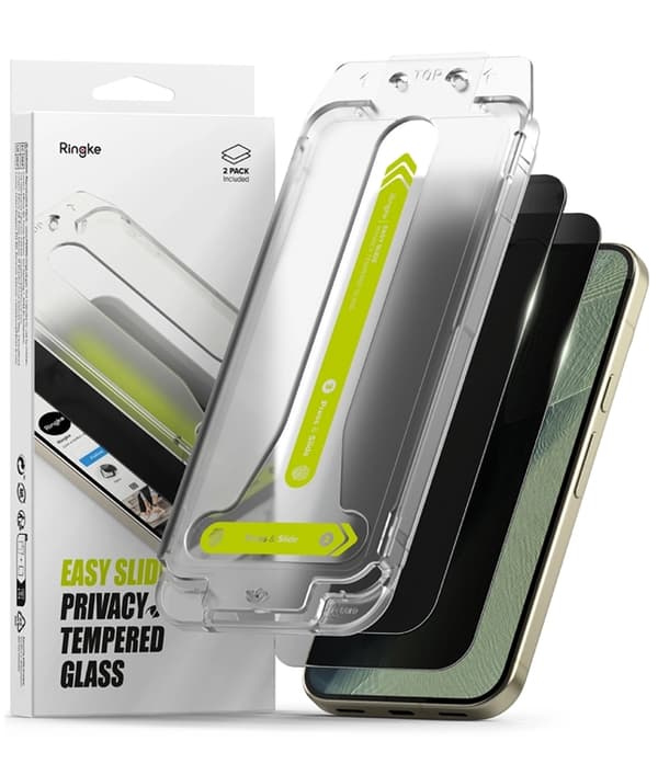 [2-Pack] Ringke Google Pixel 9/10/11 Pro XL Skärmskydd Härdat Glas Privacy