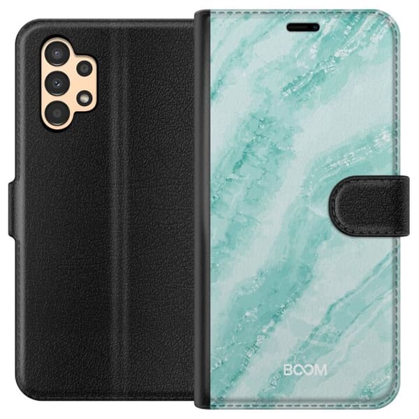 Pung Taske til Samsung Galaxy A13 med Mint Marmor