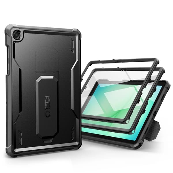 Tech-Protect Galaxy Tab A9 Plus -suojakuori Kevlar Pro - Musta