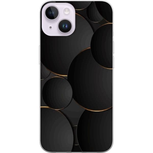 Telefontaske til Apple iPhone 14 Plus med luksus cirkler