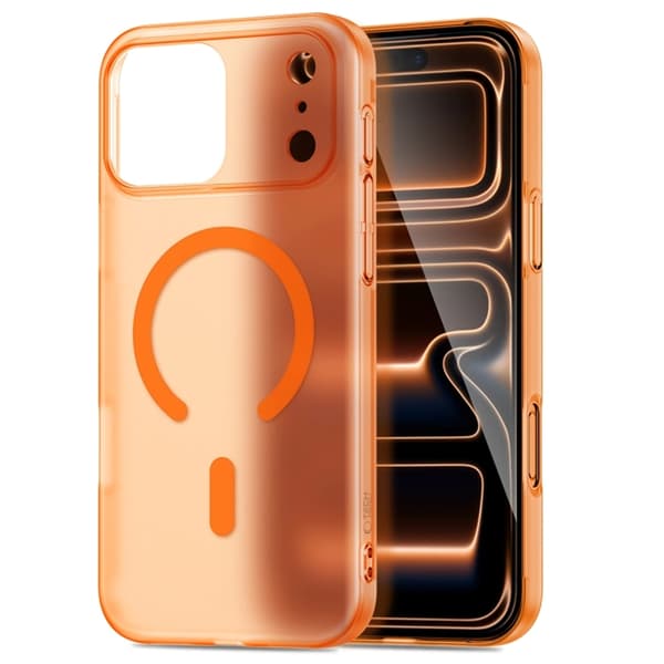 Tech-Protect Mobilskal till iPhone 17 Pro Max Magsafe Slim - Cosmic Orange