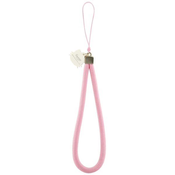 Hello Kitty telefonrem Nylon Cord Kitty Head Charm - Pink