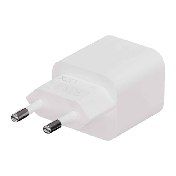 X2O 20W hemmaladdare USB-C GaN vit