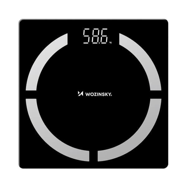 Wozinsky Smart Bluetooth-kylpyhuonevaaka WIWL-30 - Musta