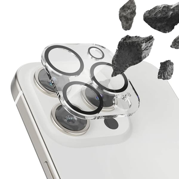 Hama iPhone 16/16 Plus kameraobjektivdæksel Hærdet glas