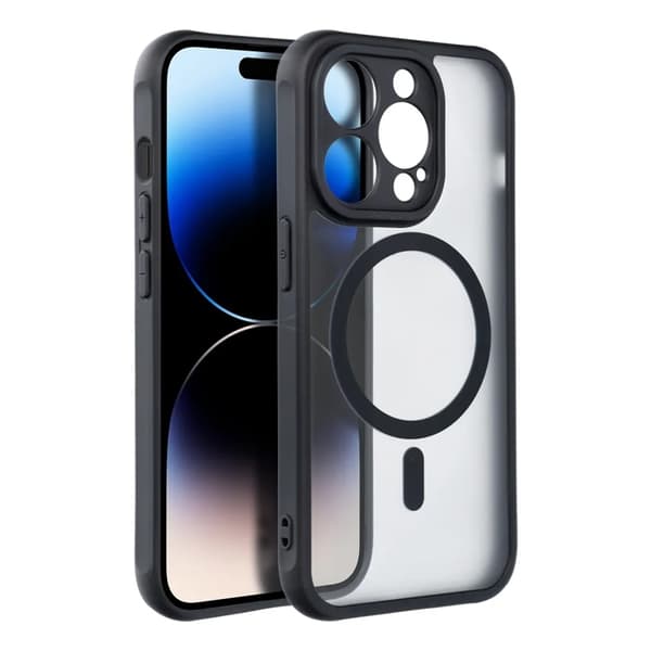 Telefontaske til Galaxy S25 Magsafe Full Matte Mag - Sort