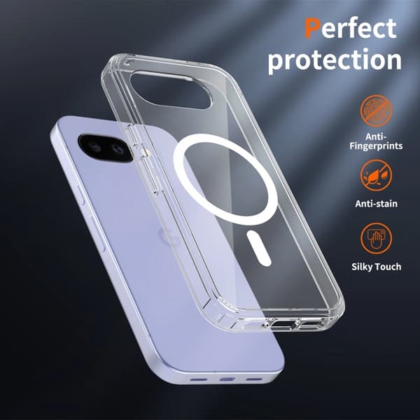 Tech-Protect Mobilskal För Google Pixel 10A MagSafe Flexair Hybrid - Clear