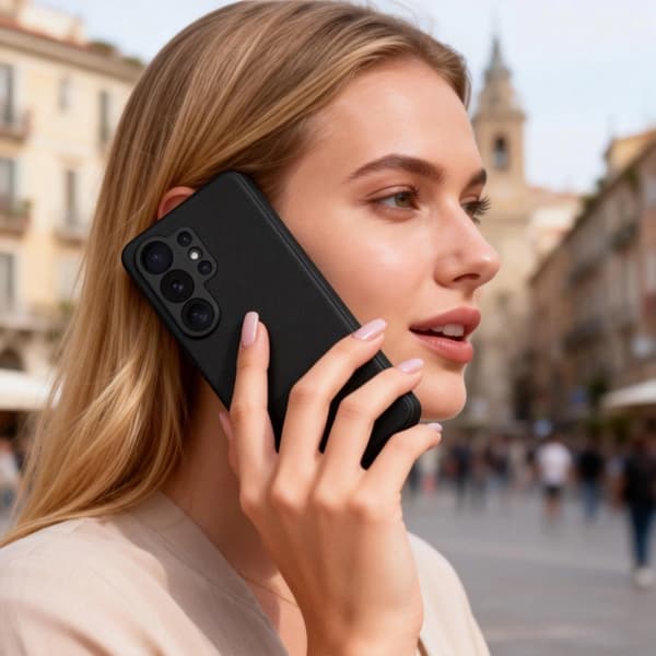 Tech-Protect Plånboksfodral För Galaxy S26 Ultra Smart - Matt Svart