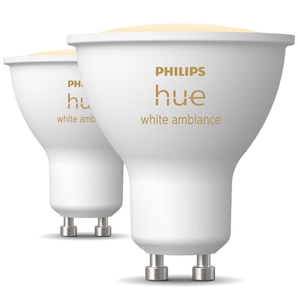 Philips Hue White Ambiance GU10 400lm 2-pack