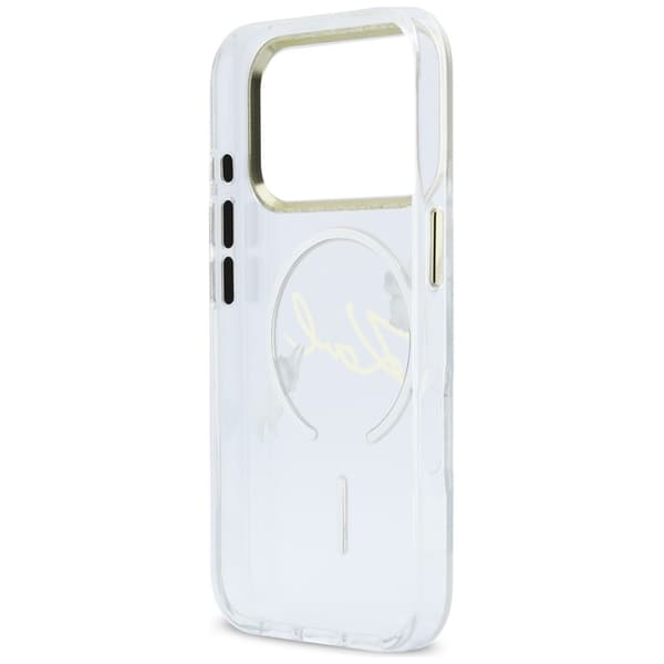 Karl Lagerfeld Telefontaske til iPhone 17 Pro Max Magsafe Choupettes Karl Script