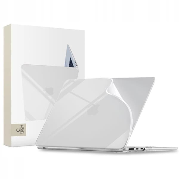 Tech-Protect Fodral För Macbook Pro 14 Soft Shell - Crystal Clear
