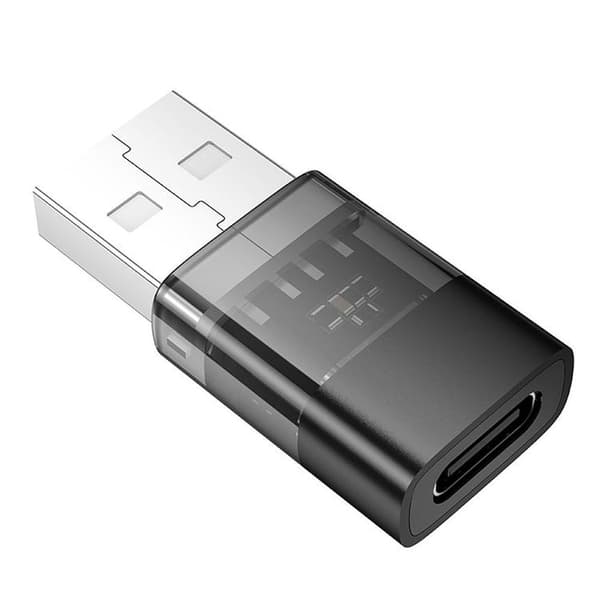 Hoco USB-A til USB-C Adapter UA36C - Sort