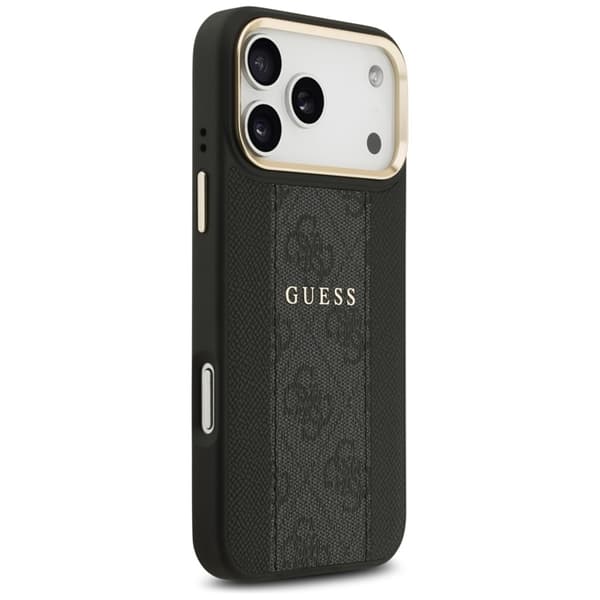 Guess Telefontaske til iPhone 17 Pro Max Magsafe Stripe - Sort