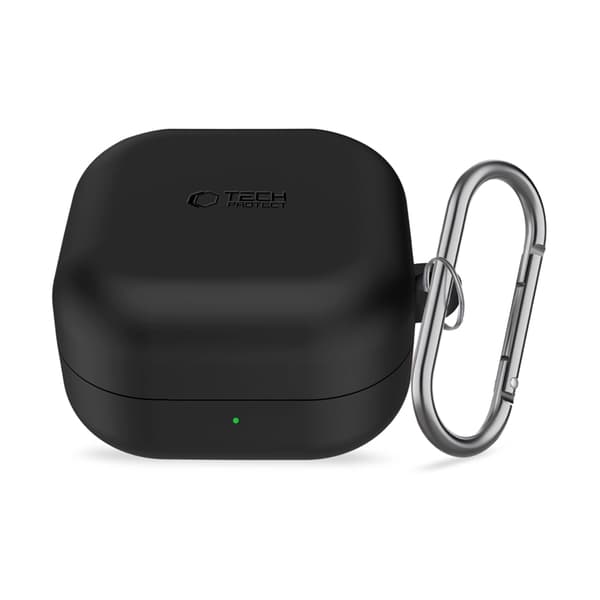 Tech-Protect Taske til Galaxy Buds 4/4 Pro Silikone Hook - Sort