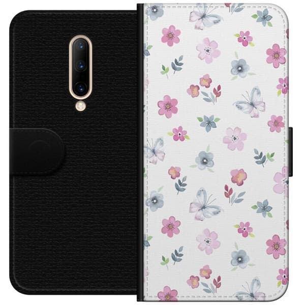 OnePlus 7 Pro tegnebog med blomster og sommerfugle
