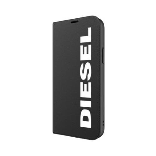 Diesel iPhone 12/12Pro Plånboksfodral Core -Svart/Vit