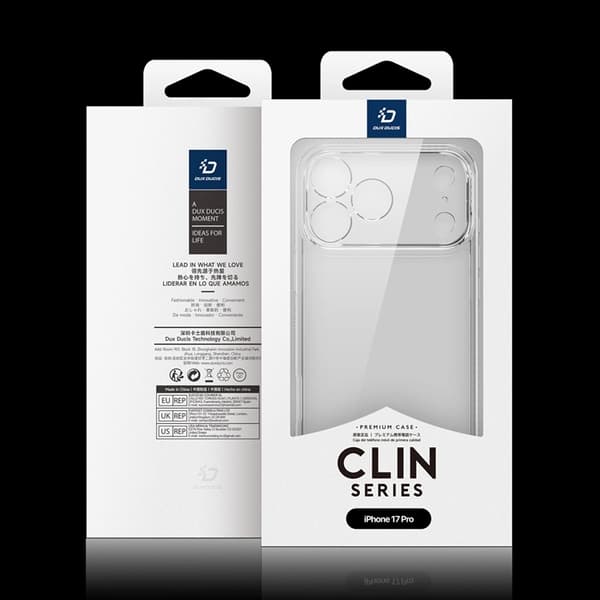Dux Ducis Mobilskal till iPhone 17 Pro Clin - Transparent