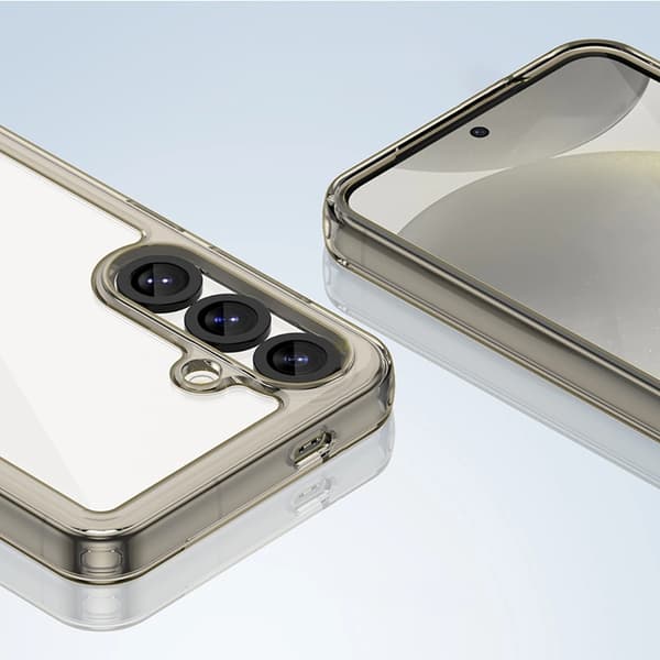 Mobilskal till iPhone 16e Outer Space - Transparent/Svart