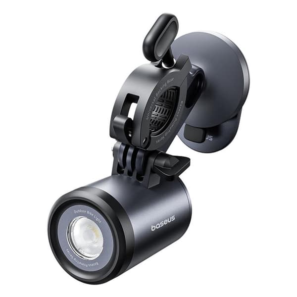 Baseus Universal IP68 LED-puhelinpidike 2-in-1-lampulla 3000mAh PrimeTrip - Harmaa
