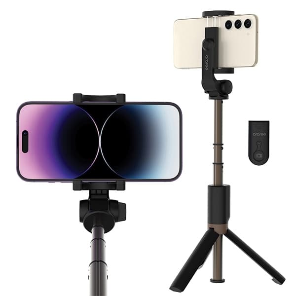Araree Selfie Stick Stativ Bluetooth Selfie Pod - Sort