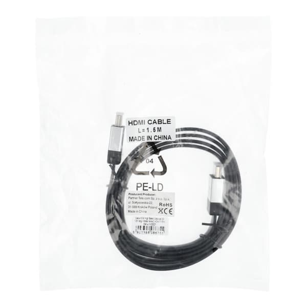 HDMI High Speed Kabel ver. 2.0. 1.5 meter