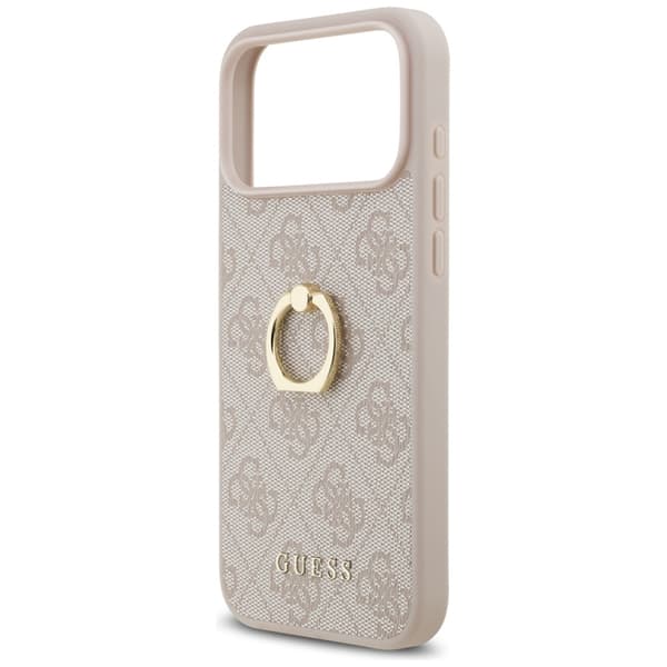 Guess Mobilskal till iPhone 17 Pro Max Ringställ - Rosa