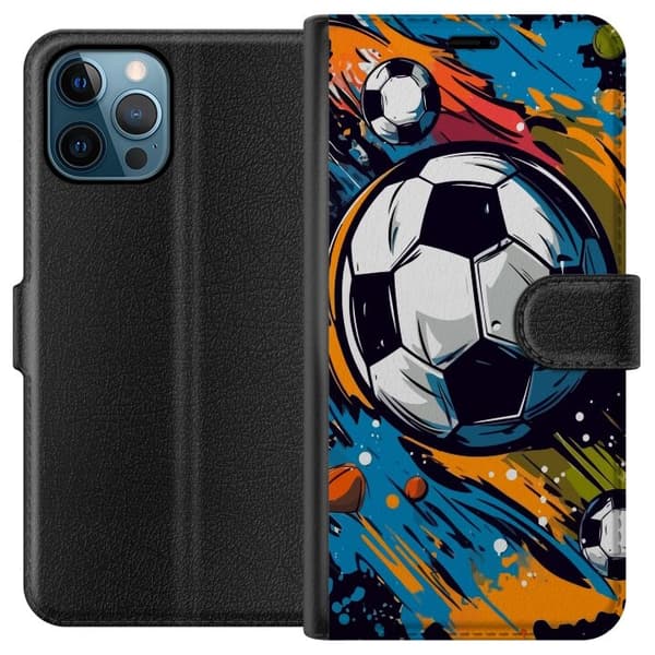Apple iPhone 12 Pro Max tegnebog med fodbolde