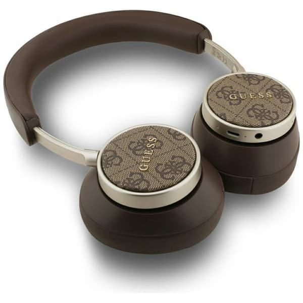 Guess Over-Ear Hörlurar Bluetooth 4G Classic Logo - Brun
