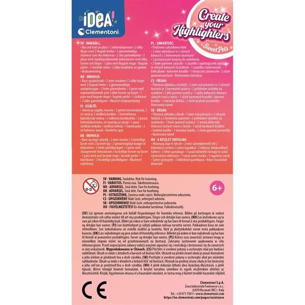 CLEMENTONI Small Highlighter Lab Pets
