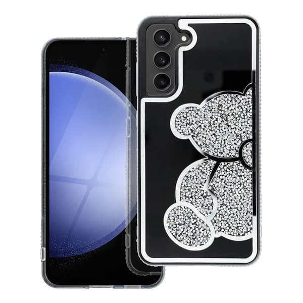 Mobilskal till Galaxy S25 Teddy Bear - Silver