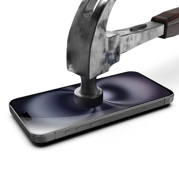 BOOM iPhone 15 Plus Härdat Glas Skärmskydd - 2 Pack