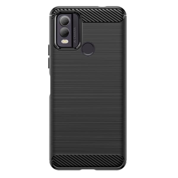 Nokia C22 Telefontaske Carbon silikone - Sort