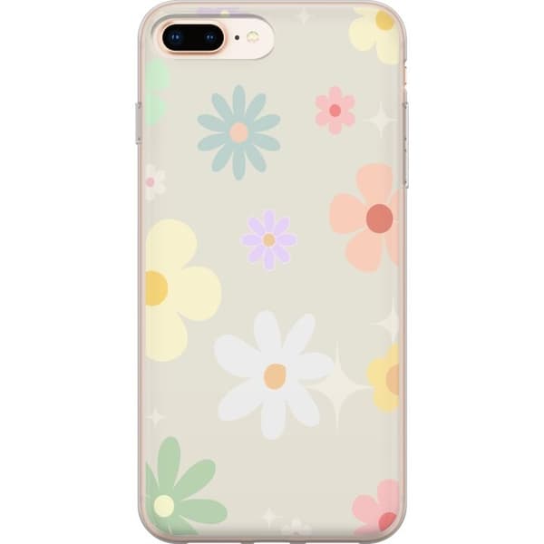 Mobilskal till Apple iPhone 7 Plus med fejdande blommor